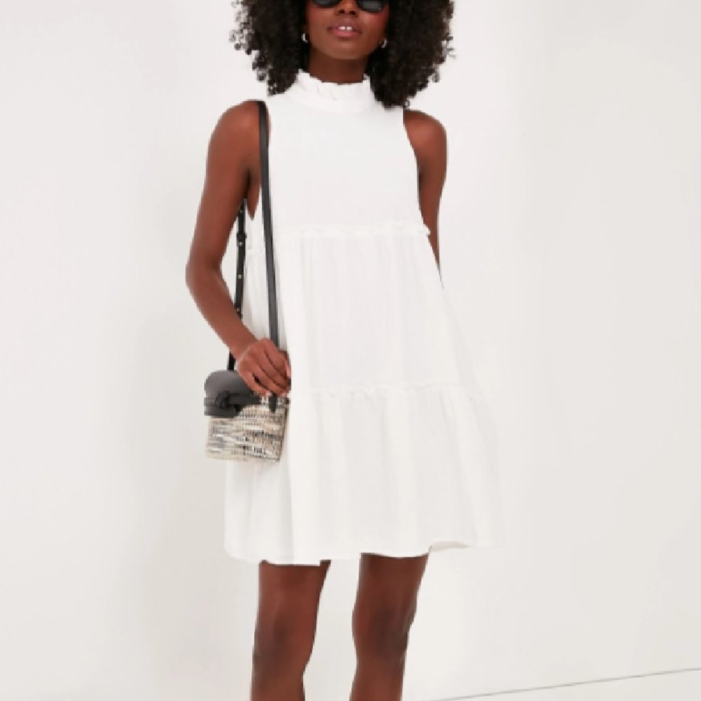 NWOT Tuckernuck Pomander Place White Lightweight Gauze Morgan Dress